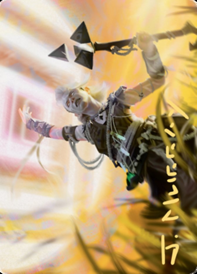 Kor Celebrant Art Card (Gold-Stamped Signature) [Zendikar Rising Art Series] | North Game Den