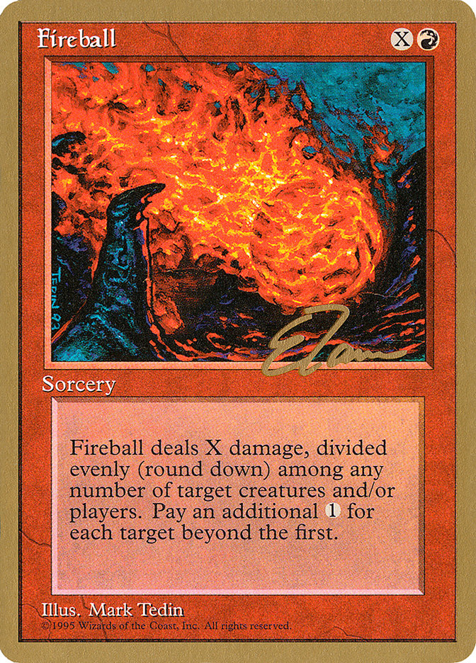 Fireball (Eric Tam) [Pro Tour Collector Set] | North Game Den