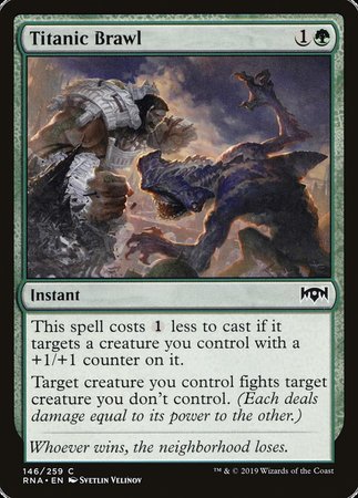 Titanic Brawl [Ravnica Allegiance] | North Game Den
