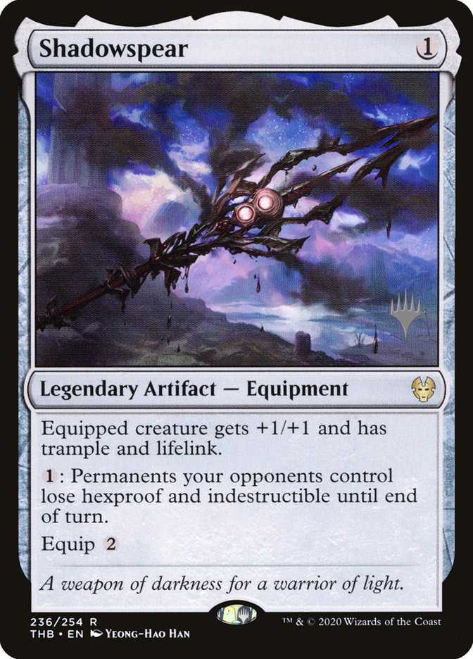 Shadowspear (Promo Pack) [Theros Beyond Death Promos] | North Game Den