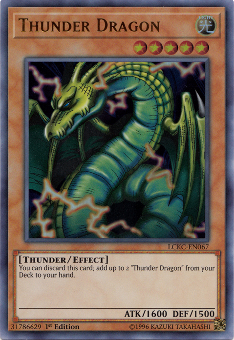 Thunder Dragon [LCKC-EN067] Ultra Rare | North Game Den