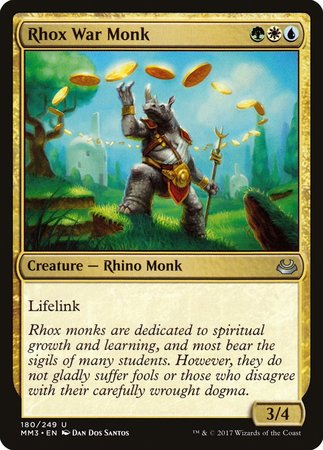 Rhox War Monk [Modern Masters 2017] | North Game Den