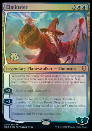 Elminster [Commander Legends: Battle for Baldur's Gate Prerelease Promos] | North Game Den