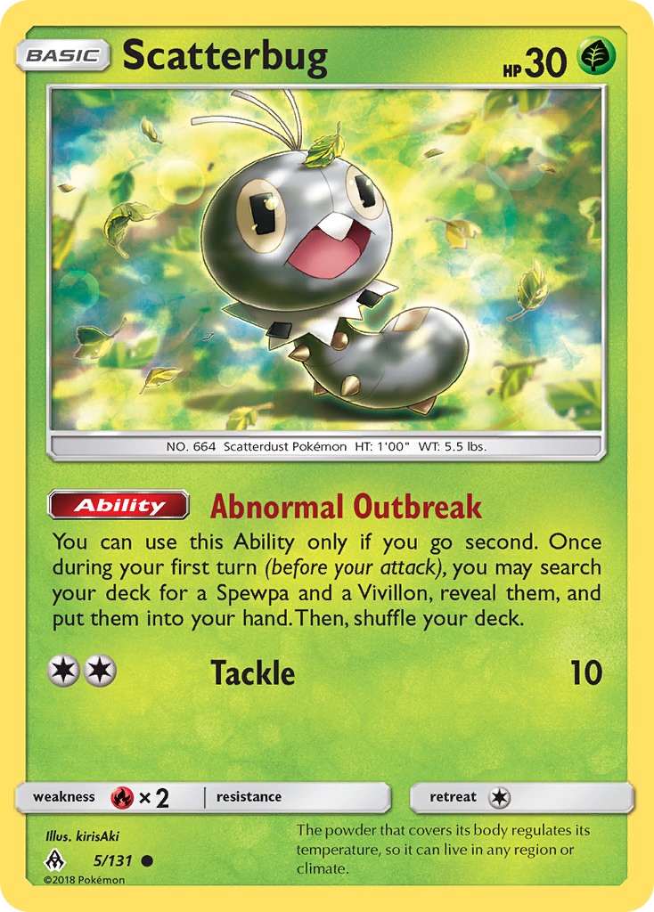 Scatterbug (5/131) [Sun & Moon: Forbidden Light] | North Game Den