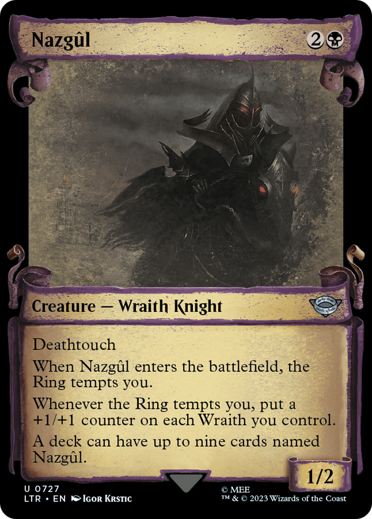 Nazgul (0727) [The Lord of the Rings: Tales of Middle-Earth Showcase Scrolls] | North Game Den