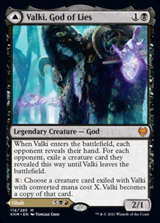 Valki, God of Lies // Tibalt, Cosmic Impostor [Kaldheim] | North Game Den