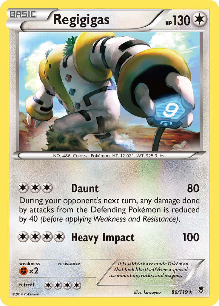 Regigigas (86/119) [XY: Phantom Forces] | North Game Den