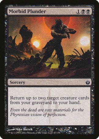 Morbid Plunder [Mirrodin Besieged] | North Game Den