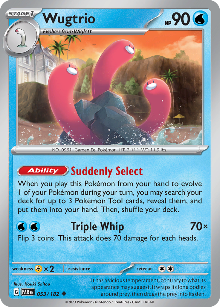 Wugtrio (053/182) [Scarlet & Violet: Paradox Rift] | North Game Den