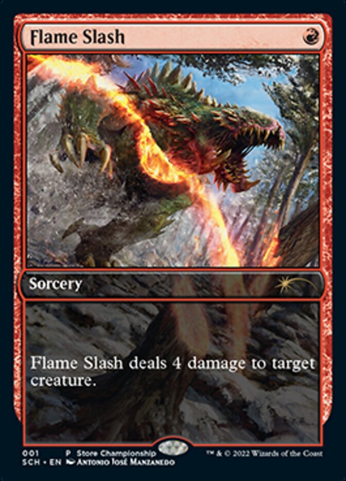 Flame Slash (Extended Art) [Store Championships 2022] | North Game Den
