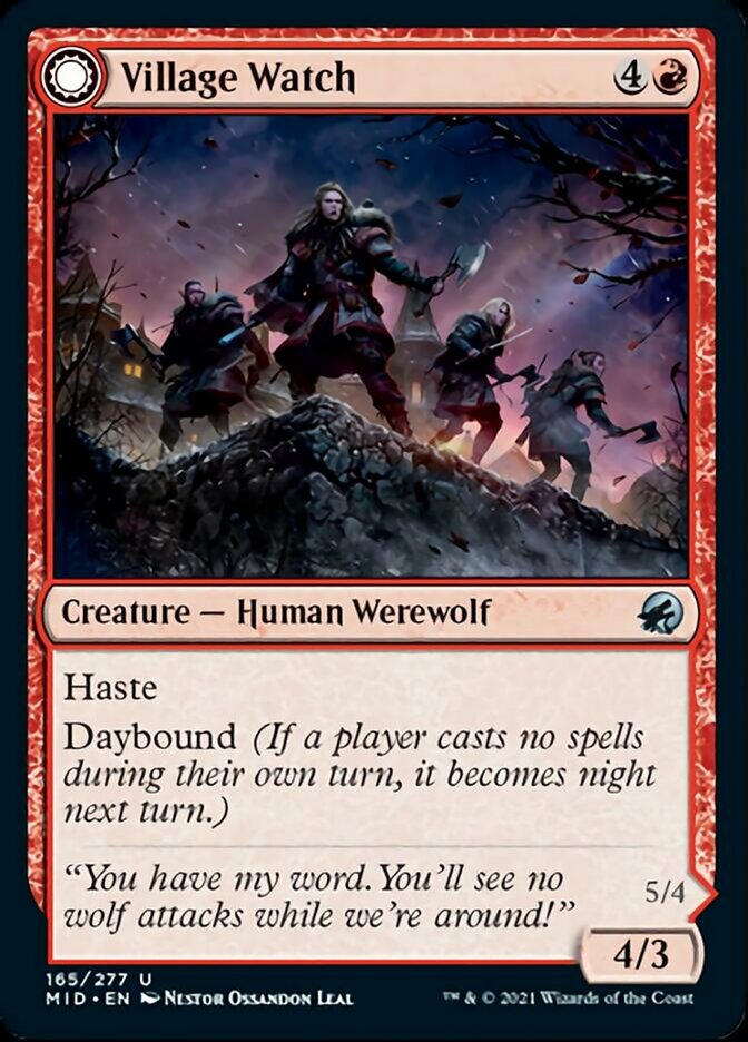 Village Watch // Village Reavers [Innistrad: Midnight Hunt] | North Game Den