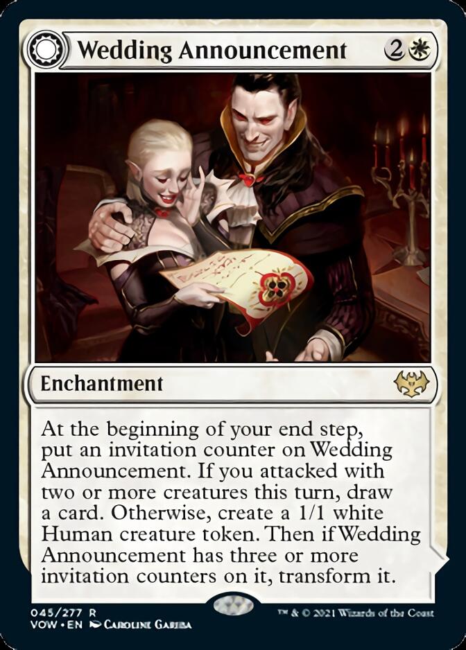 Wedding Announcement // Wedding Festivity [Innistrad: Crimson Vow] | North Game Den