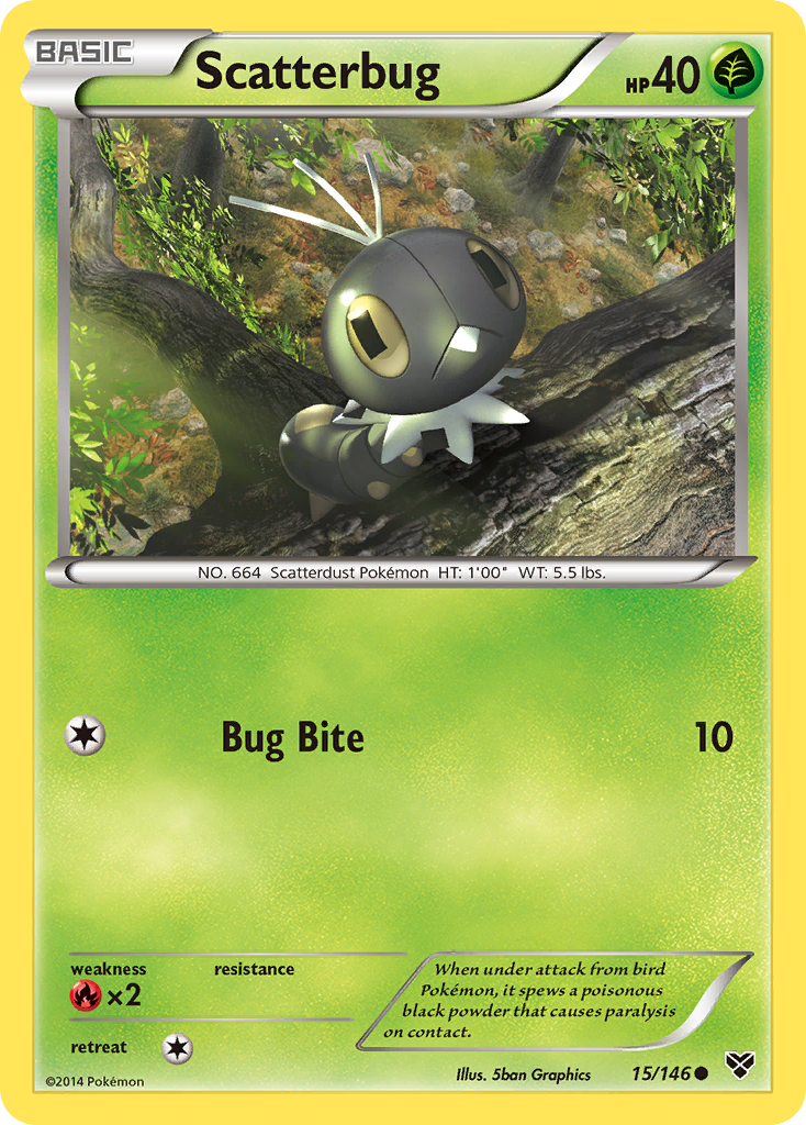 Scatterbug (15/146) [XY: Base Set] | North Game Den