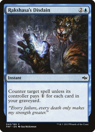 Rakshasa's Disdain [Fate Reforged] | North Game Den