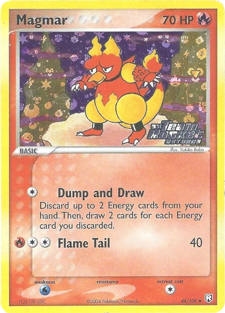 Magmar (44/109) (Stamped) [EX: Team Rocket Returns] | North Game Den