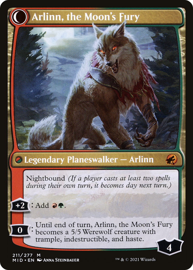 Arlinn, the Pack's Hope // Arlinn, the Moon's Fury [Secret Lair: From Cute to Brute] | North Game Den