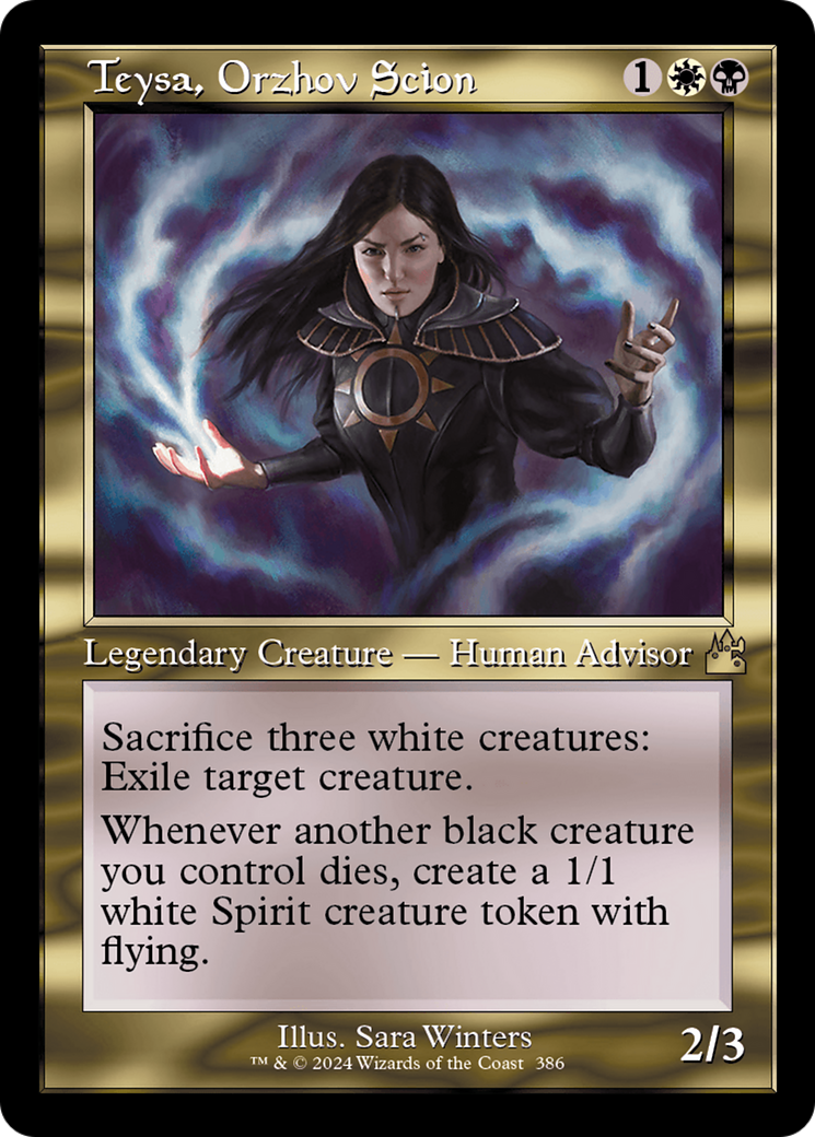 Teysa, Orzhov Scion (Retro Frame) [Ravnica Remastered] | North Game Den