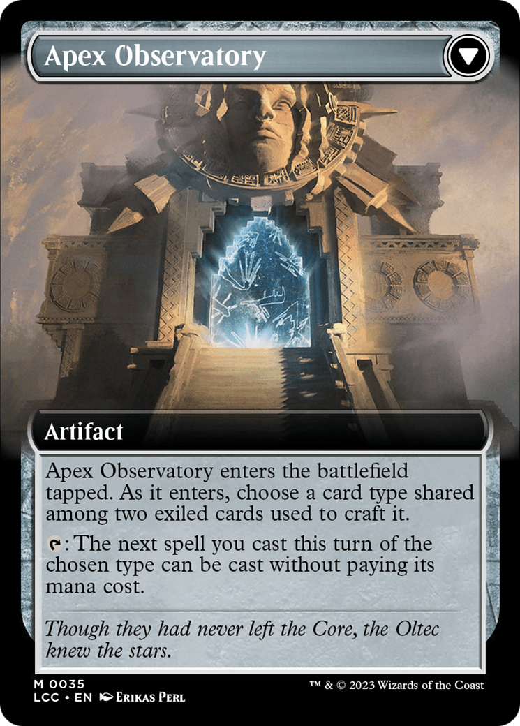 Eye of Ojer Taq // Apex Observatory (Extended Art) [The Lost Caverns of Ixalan Commander] | North Game Den