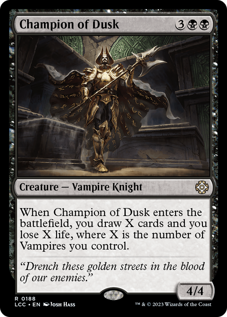 Champion of Dusk [The Lost Caverns of Ixalan Commander] | North Game Den