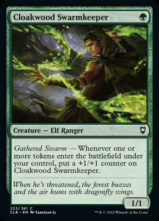 Cloakwood Swarmkeeper [Commander Legends: Battle for Baldur's Gate] | North Game Den