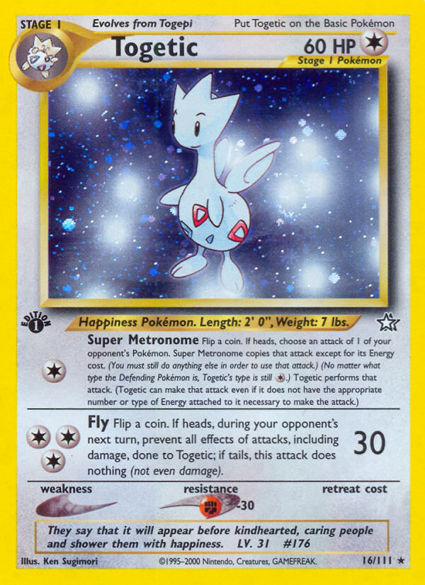Togetic (16/111) [Neo Genesis 1st Edition] | North Game Den