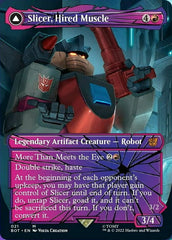 Slicer, Hired Muscle // Slicer, High-Speed Antagonist (Shattered Glass) [Universes Beyond: Transformers] | North Game Den