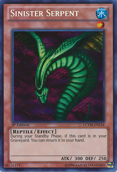 Sinister Serpent [LCYW-EN154] Secret Rare | North Game Den