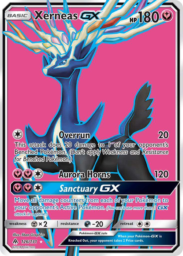 Xerneas GX (126/131) [Sun & Moon: Forbidden Light] | North Game Den