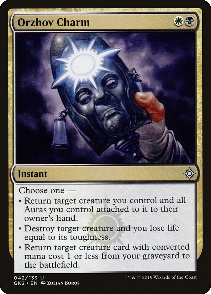 Orzhov Charm [Ravnica Allegiance Guild Kit] | North Game Den
