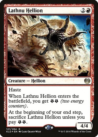 Lathnu Hellion [Kaladesh Promos] | North Game Den