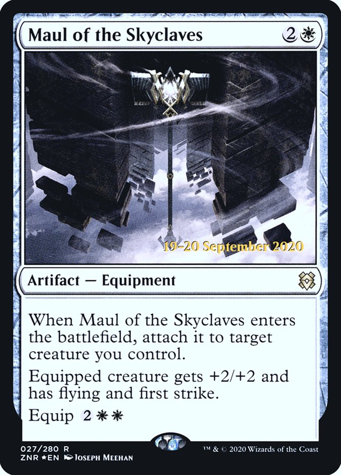 Maul of the Skyclaves  (Prerelease) [Zendikar Rising Prerelease Promos] | North Game Den