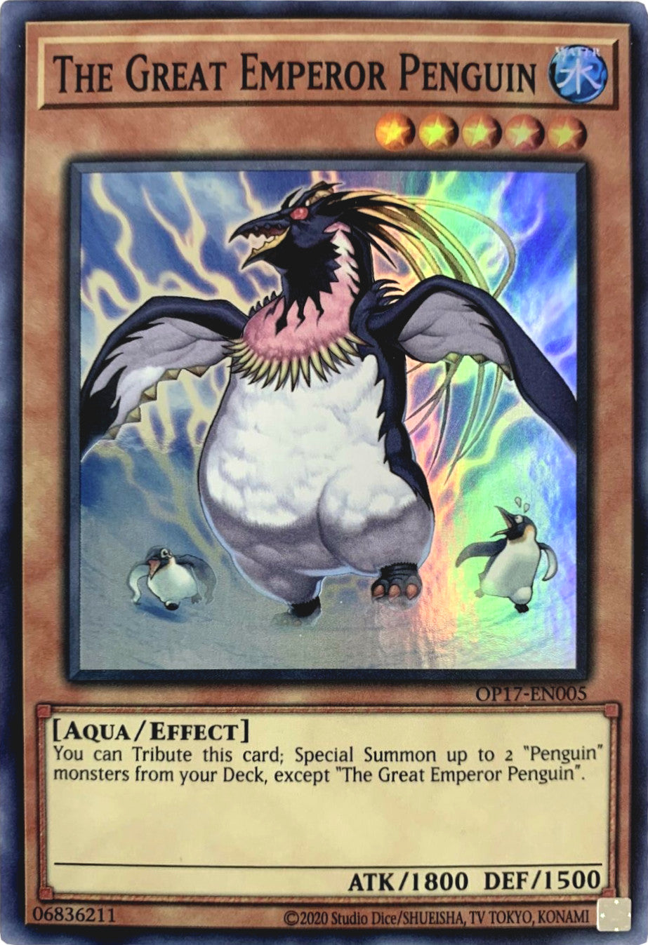 The Great Emperor Penguin [OP17-EN005] Super Rare | North Game Den