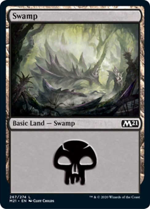 Swamp (267) [Core Set 2021] | North Game Den