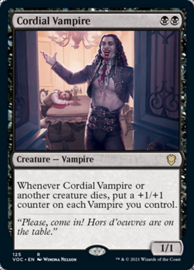 Cordial Vampire [Innistrad: Crimson Vow Commander] | North Game Den