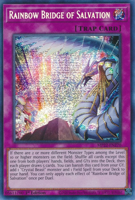 Rainbow Bridge of Salvation [MP22-EN270] Prismatic Secret Rare | North Game Den