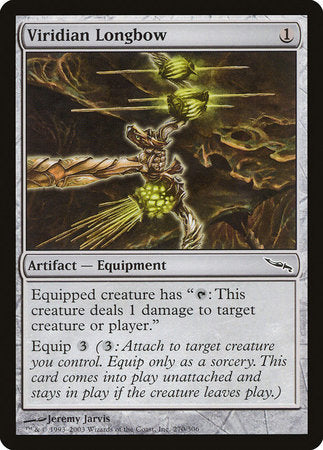 Viridian Longbow [Mirrodin] | North Game Den