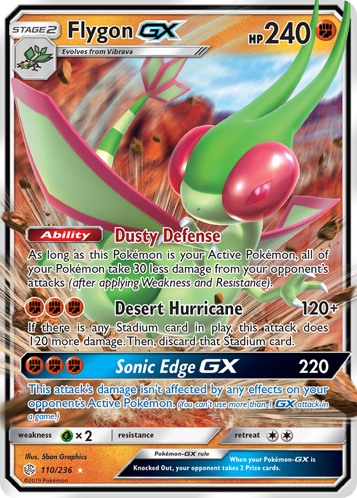 Flygon GX (110/236) [Sun & Moon: Cosmic Eclipse] | North Game Den