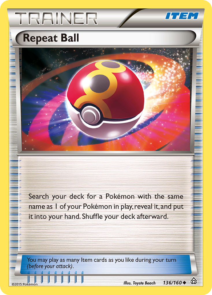 Repeat Ball (136/160) [XY: Primal Clash] | North Game Den