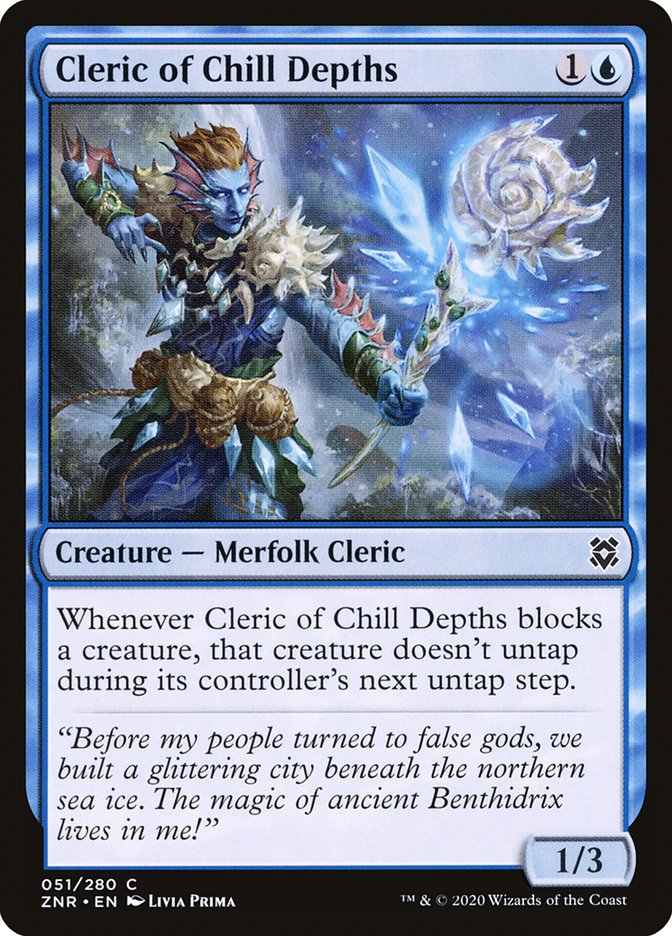 Cleric of Chill Depths [Zendikar Rising] | North Game Den