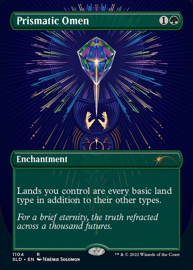 Prismatic Omen (Borderless) [Secret Lair Drop Series] | North Game Den