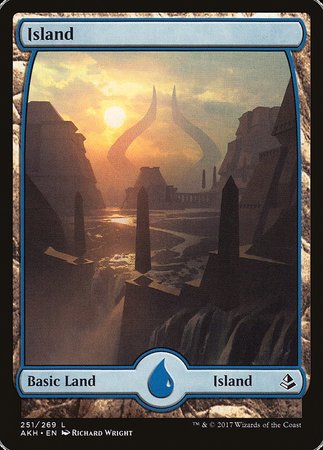 Island (251) - Full Art [Amonkhet] | North Game Den