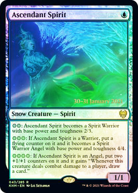 Ascendant Spirit  [Kaldheim Prerelease Promos] | North Game Den