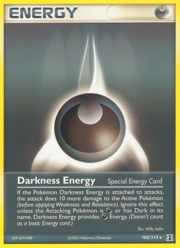 Darkness Energy (103/113) [EX: Delta Species] | North Game Den