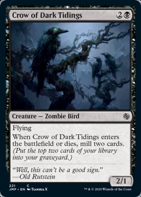 Crow of Dark Tidings [Jumpstart] | North Game Den