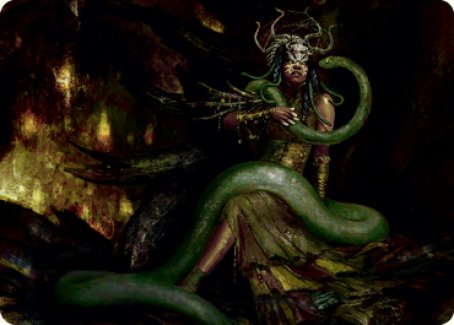 Saryth, the Viper's Fang Art Card [Innistrad: Midnight Hunt Art Series] | North Game Den