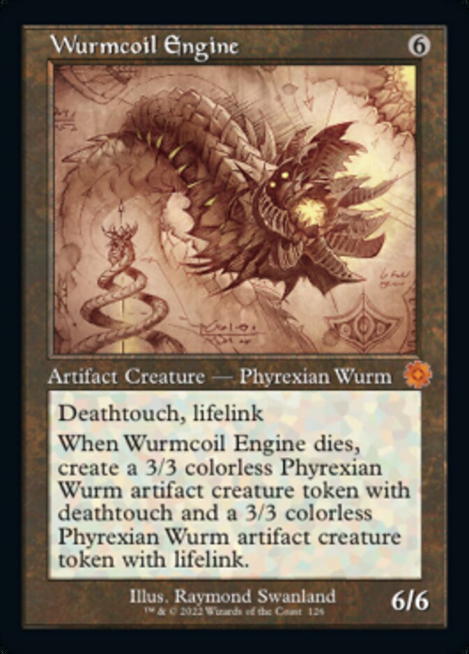 Wurmcoil Engine (Retro Schematic) [The Brothers' War Retro Artifacts] | North Game Den