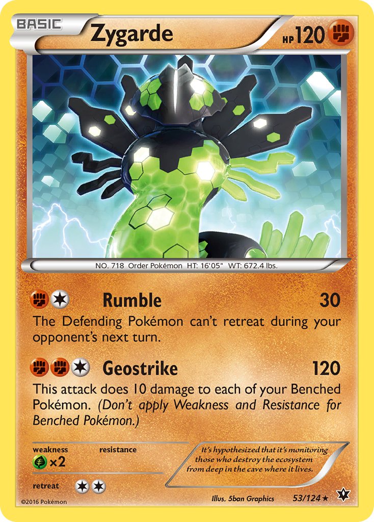 Zygarde (53/124) (Theme Deck Exclusive) [XY: Fates Collide] | North Game Den