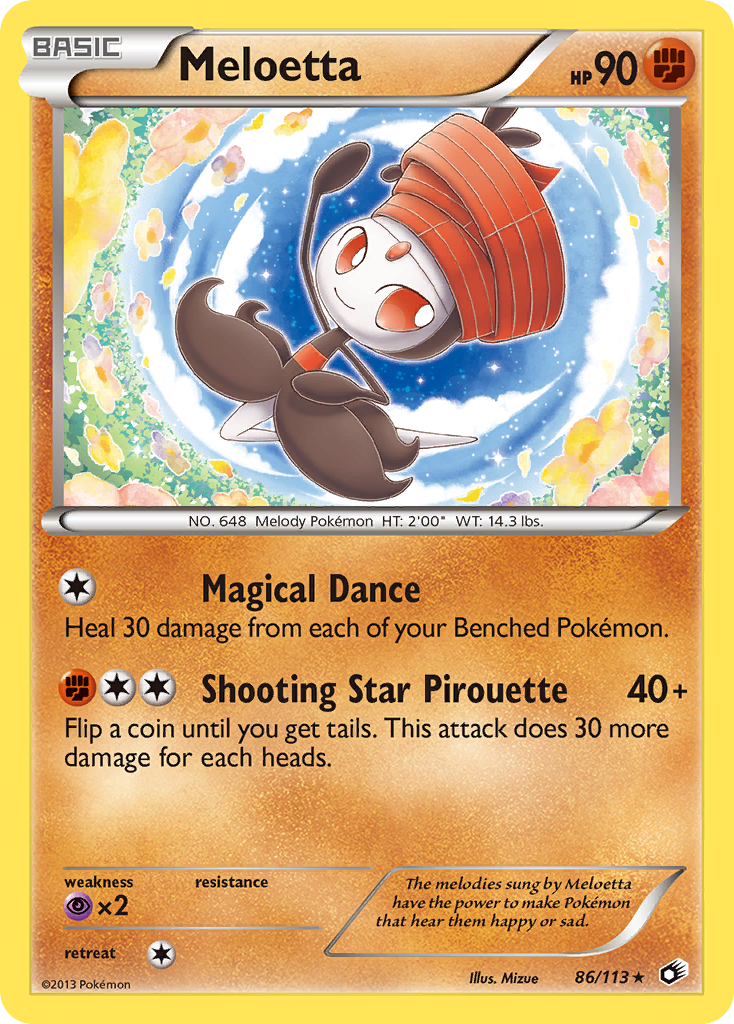 Meloetta (86/113) [Black & White: Legendary Treasures] | North Game Den