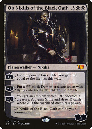 Ob Nixilis of the Black Oath [Commander 2014] | North Game Den