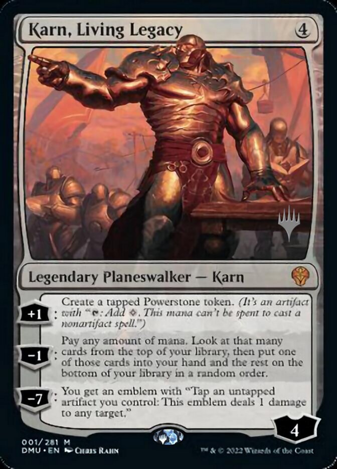 Karn, Living Legacy (Promo Pack) [Dominaria United Promos] | North Game Den